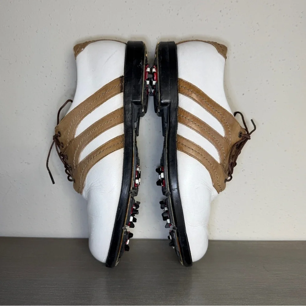 adidas White and Tan Men's Oxfords